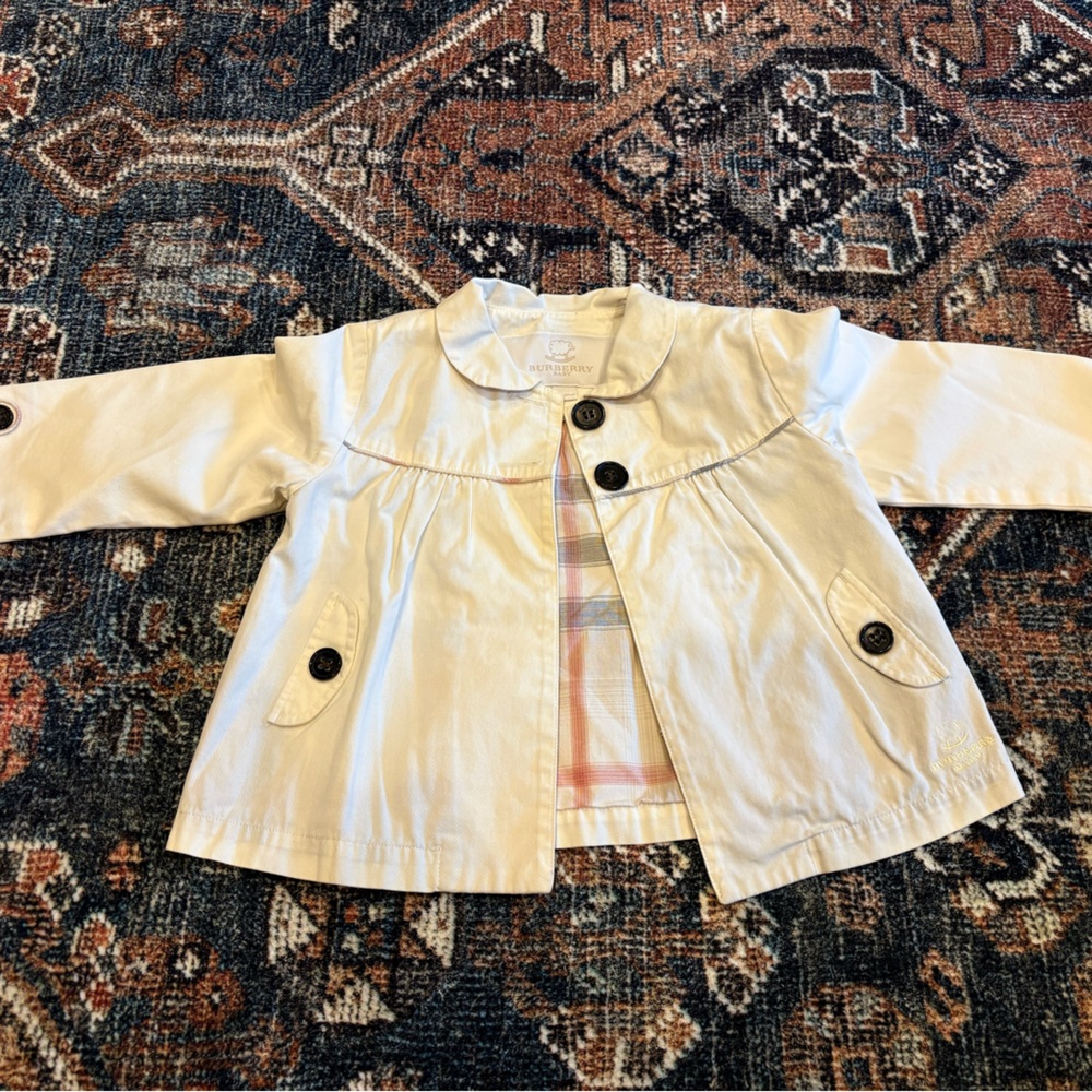 Authentic Burberry Baby Trench Coat 18M